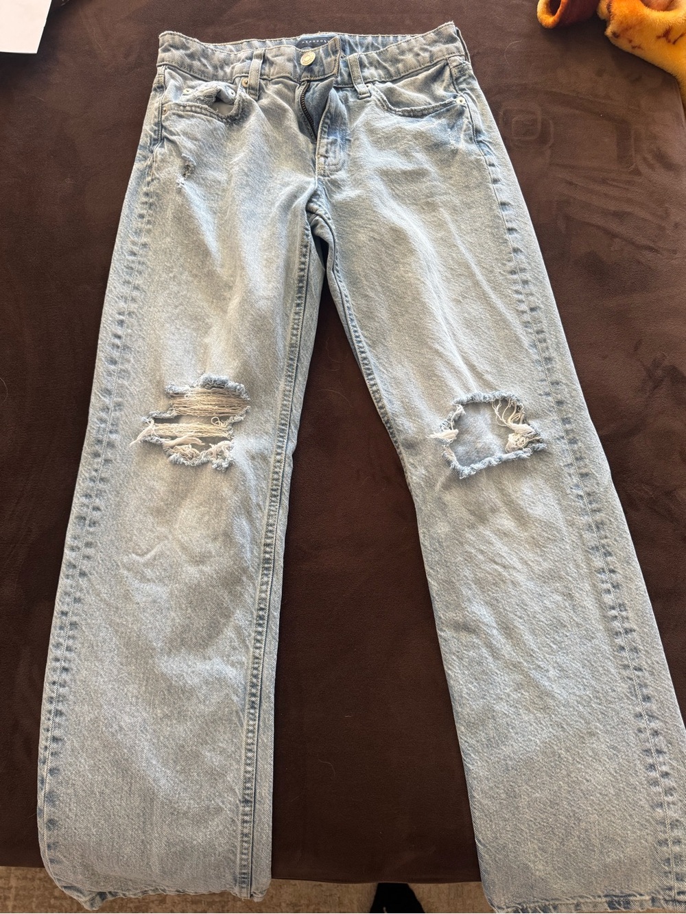 Aeropostale Light Blue Denim Jeans with Contrast Stitching